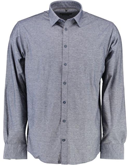 Knitted shirt l/s modern fit