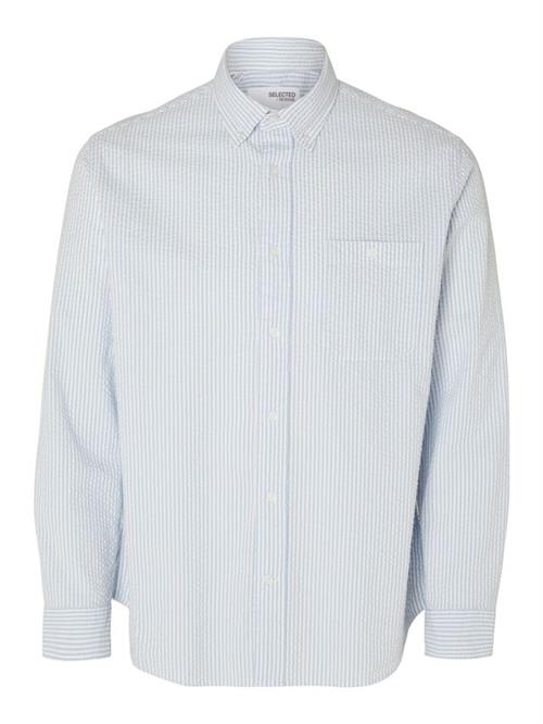 SLHREG-REIL SHIRT LS SEERSUCKER