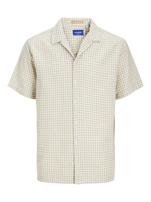 JORLUKE DOBBY CHECK SHIRT SS PLS
