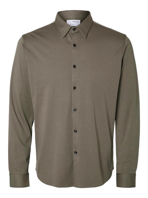 SLHSLIM-JERSEY SHIRT LS NOOS