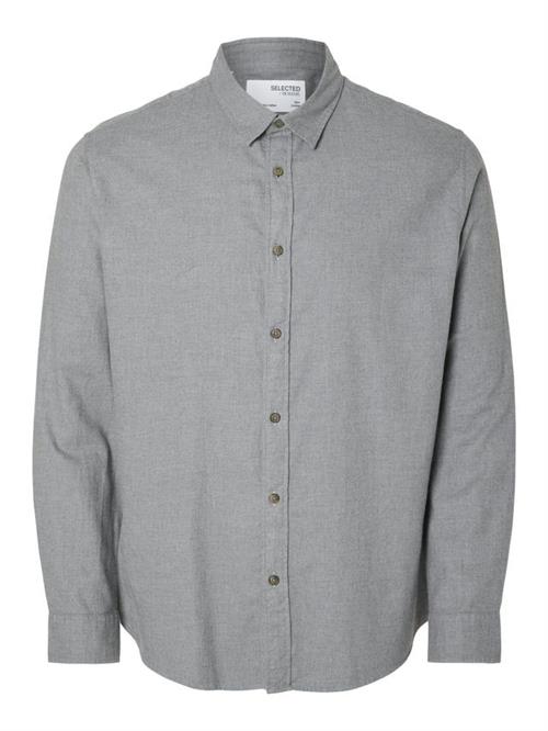 Se SLHSLIMOWEN-FLANNEL SHIRT LS NOOS hos Din tøjmand