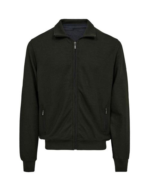 Se Full zip casual striktrøje hos Din tøjmand