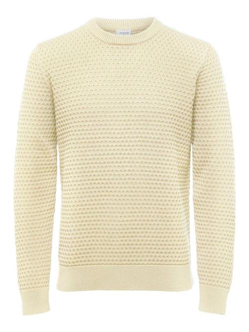 SLHREMY LS KNIT ALL STU CREW NECK W