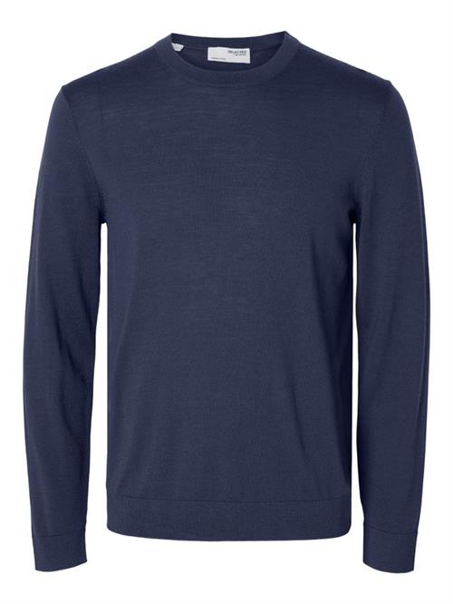 Se SLHTRAY LS KNIT MERINO CREW NECK NO hos Din tøjmand