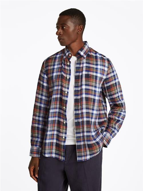 LINEN MULTI CHECK RF SHIRT