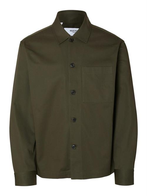 SLHTATE HEAVY TWILL OVERSHIRT LS NO