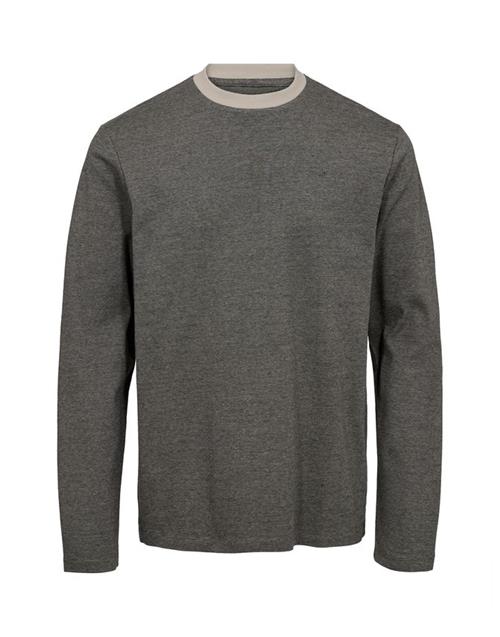 Se O-neck l/s modern fit t-shirt hos Din tøjmand