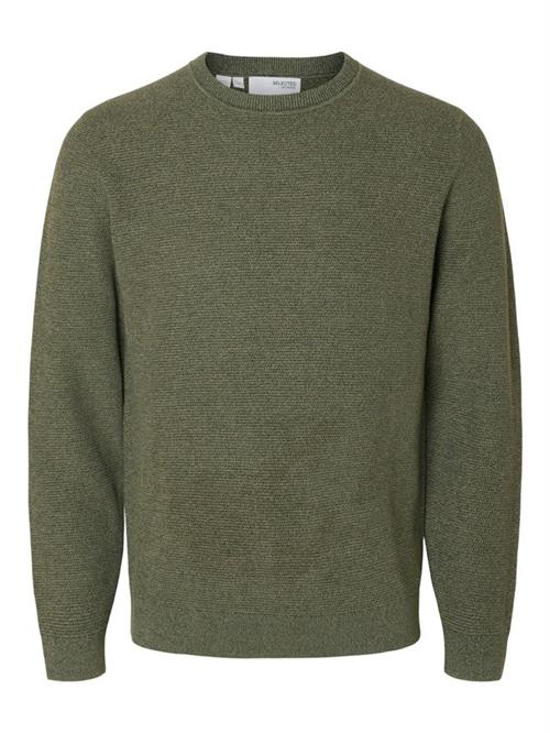 Se SLHROSS LS KNIT STRUCTURE CREW NECK hos Din tøjmand
