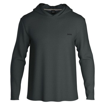BOSS Waffle Hoodie Mørkgrøn  XX-Large Herre