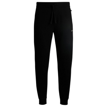 BOSS Waffle Pants With Cuff Sort Medium Herre