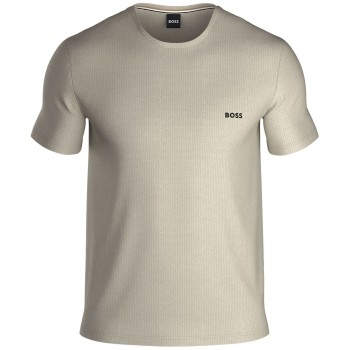 BOSS Waffle T Shirt Offwhite X-Large Herre