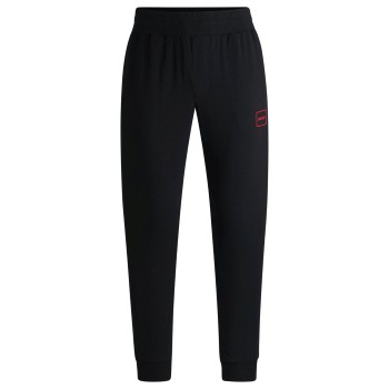 HUGO Laze Pants Sort bomuld Large Herre