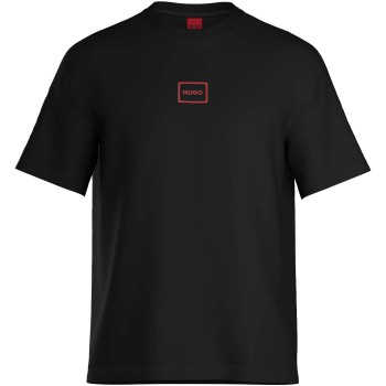 HUGO Laze T-Shirt Sort bomuld Small Herre