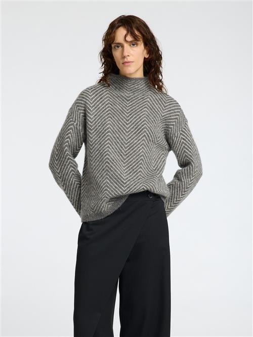 SELECTED Pullover  beige / grå