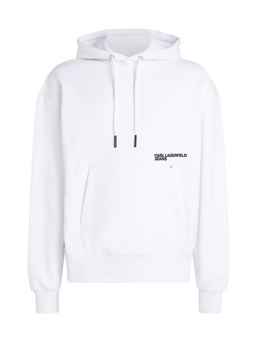 Se Karl Lagerfeld Sweatshirt  blå-meleret / sort / hvid ved About You