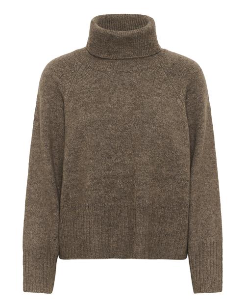 Kaffe Pullover  brun-meleret