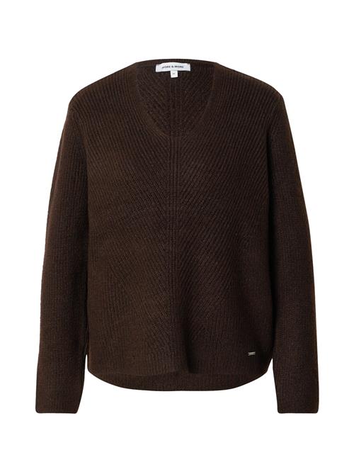MORE & MORE Pullover  mørkebrun
