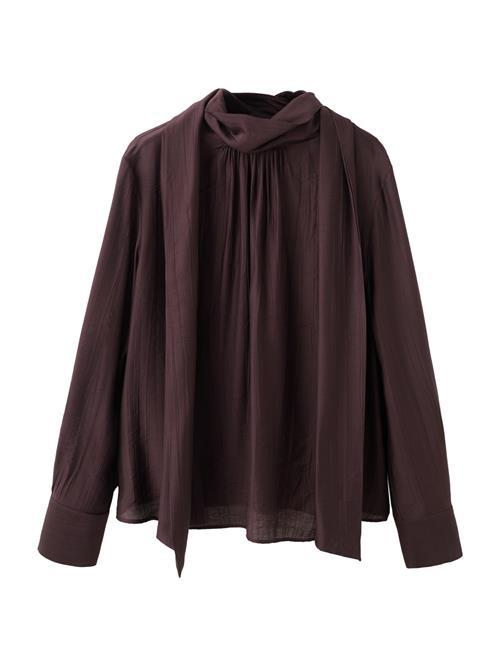 Se MANGO Bluse 'STUT'  mørkebrun ved About You