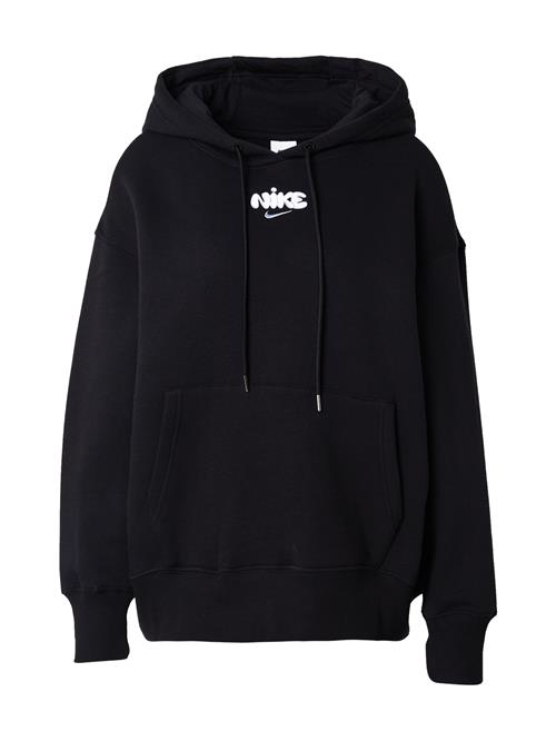 Nike Sportswear Sweatshirt 'PHNX FLC'  sort / hvid