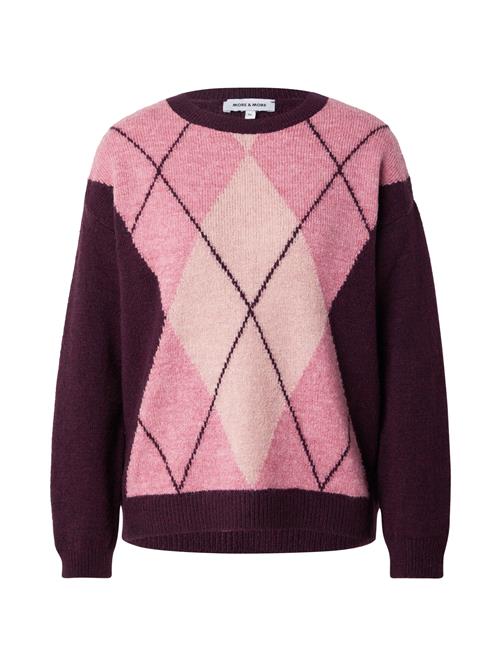 MORE & MORE Pullover  brombær / rosé / pink-meleret