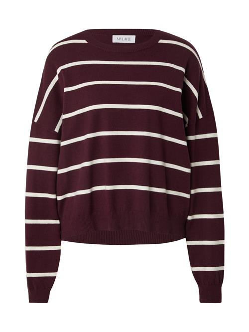MYLAVIE by Sarah Harrison Pullover  mørkerød