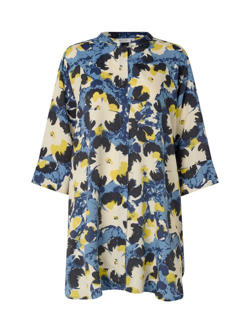 Masai Bluse 'Geam'  blå / blandingsfarvet