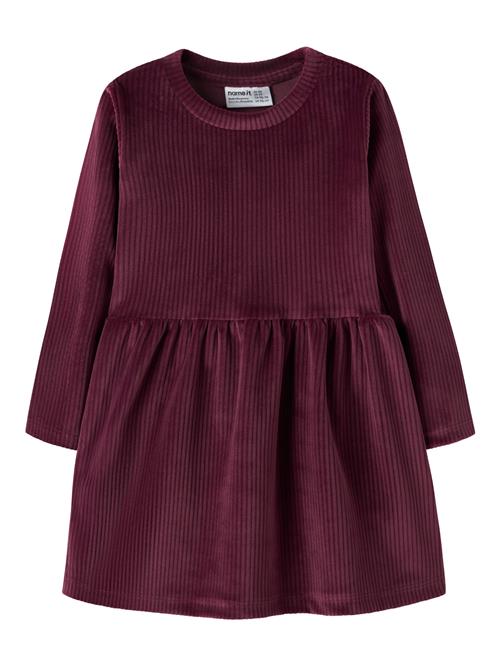 NAME IT Velour Kjole Veloa Burgundy
