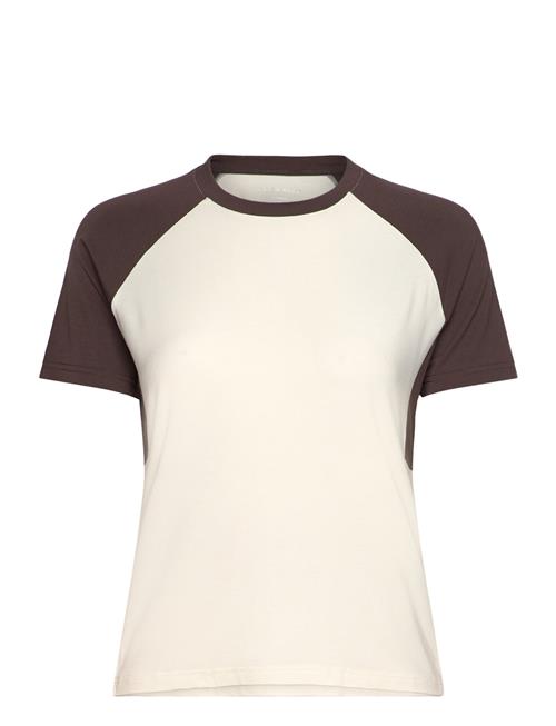 Abbye W Bamboo S/S Tee Endurance Beige