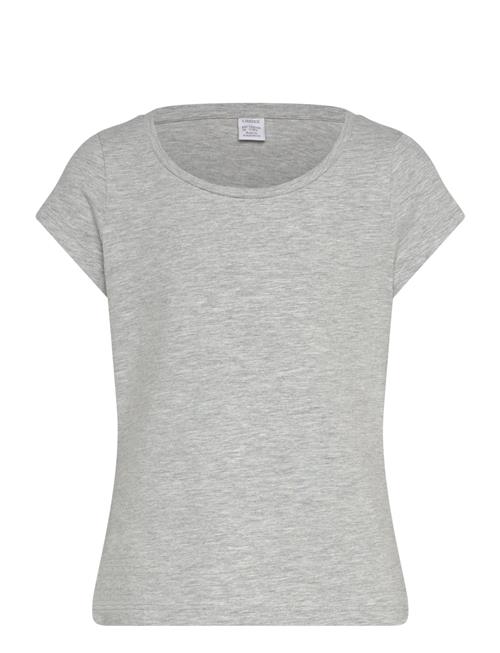 Top Basic Cap Sleeve Lindex Grey