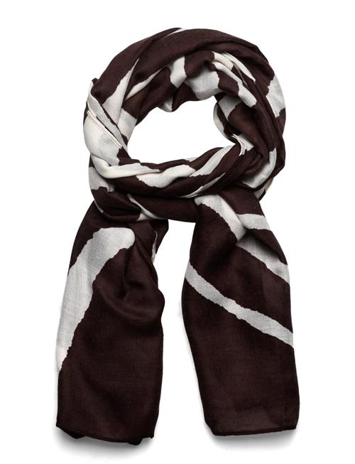 Scarf Soft Zebra Lindex Brown