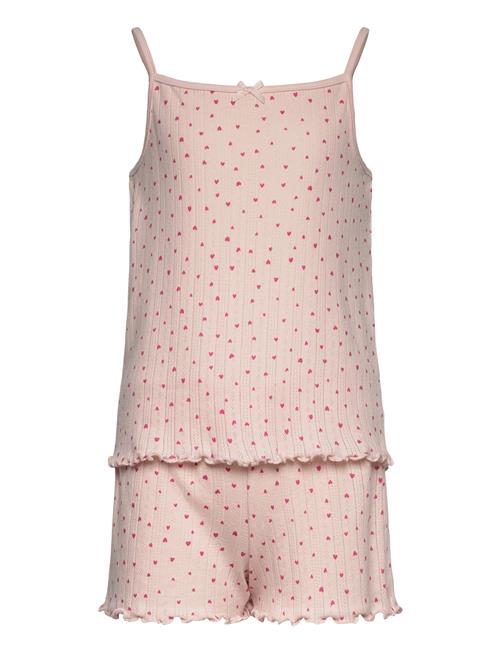Pajama Pointelle Ss Lindex Pink