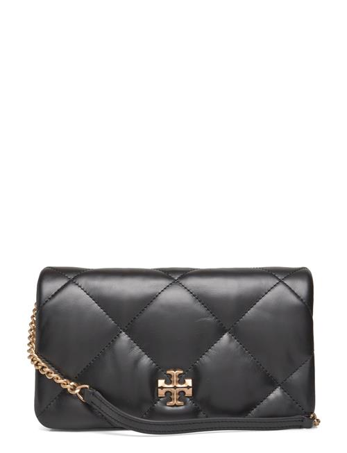 Kira Diamond Quilt Chain Wallet Tory Burch Black