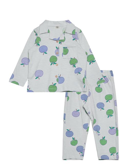 Pyjama Shirt And Trousers Lindex Blue
