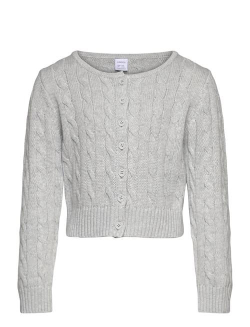 Cardigan With Cabels Lindex Grey