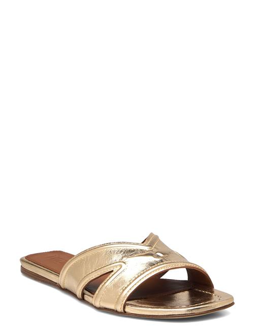 Azora Mule Vintage Metal Zadig & Voltaire Gold