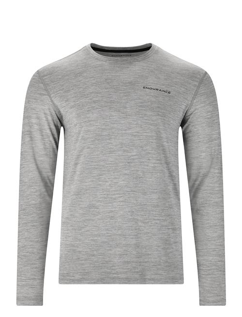 Abdon M Melange L/S Tee Endurance Grey