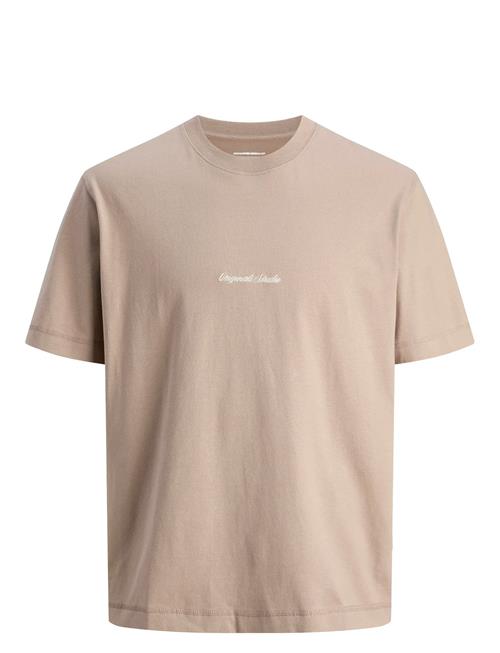 Jack & Jones Jornorrebro Emb Tee Ss Crew Neck Noos Jack & J S Beige