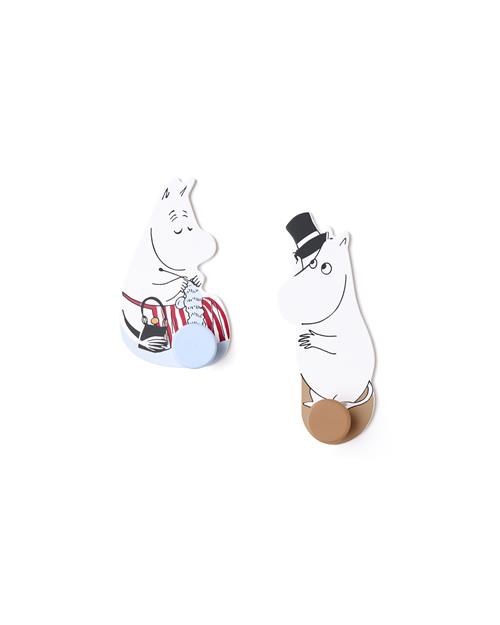 Kid's Concept Moomin Kroge 2-sæt Multi  Multi One Size  Hvid  One Size  unisex