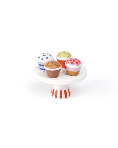 Kid's Concept Moomin Cupcakes Kagestativ Multi  Multi One Size  Hvid  One Size  unisex