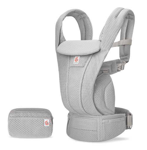 Ergobaby Omni Deluxe Mesh Bæresele Pearl Grey  Pearl Grey-Onesize  Grå  One Size  unisex