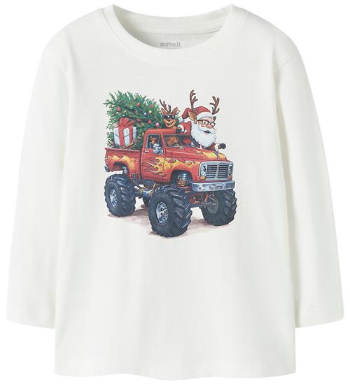 Name It Bluse - NmmVosmas - Cloud Dancer/Santa