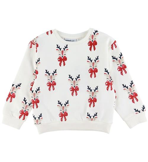 Name It Sweatshirt - NmfRomia - Cloud Dancer