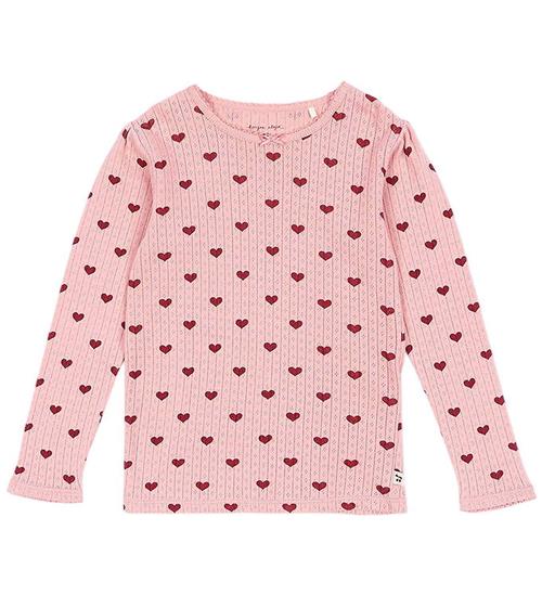 Konges Sløjd Bluse - Minnie - Amour Rouge m. Hulmønster
