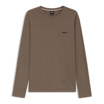 BOSS Waffle Sweatshirt Brun X-Large Herre