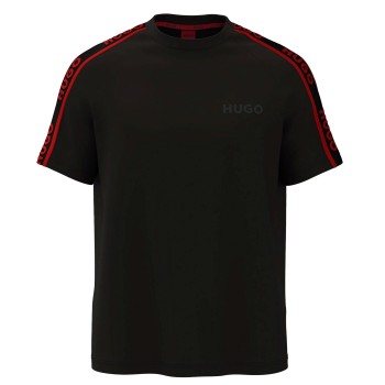 HUGO LIAM T-Shirt Rød/Sort bomuld X-Large Herre