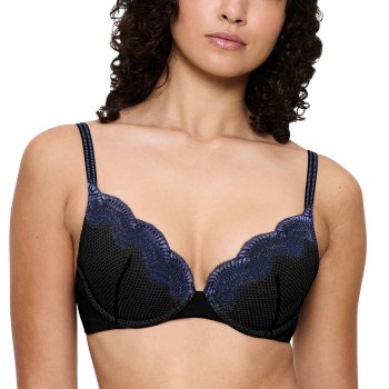 Triumph BH Comfort Glam Wired Push-Up Bra Sort B 70 Dame