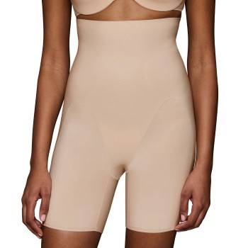 Triumph Trusser High Waist Medium Shaping Long Panty Beige Large Dame