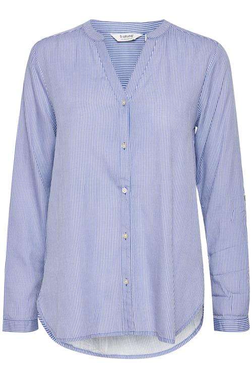 b.young Bluse 'Fabianne'  lyseblå / hvid