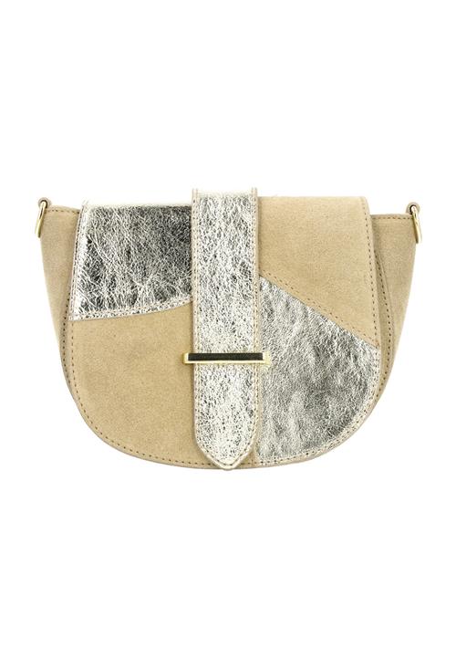 IZIA Skuldertaske  beige / sølv