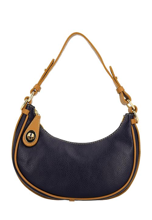 faina Skuldertaske  navy / cognac